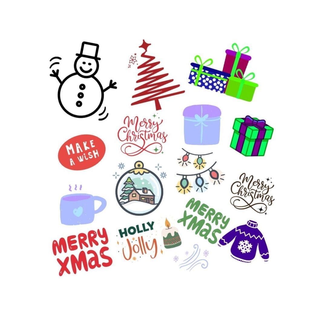 Snowy Wonders Stickers - Image 2
