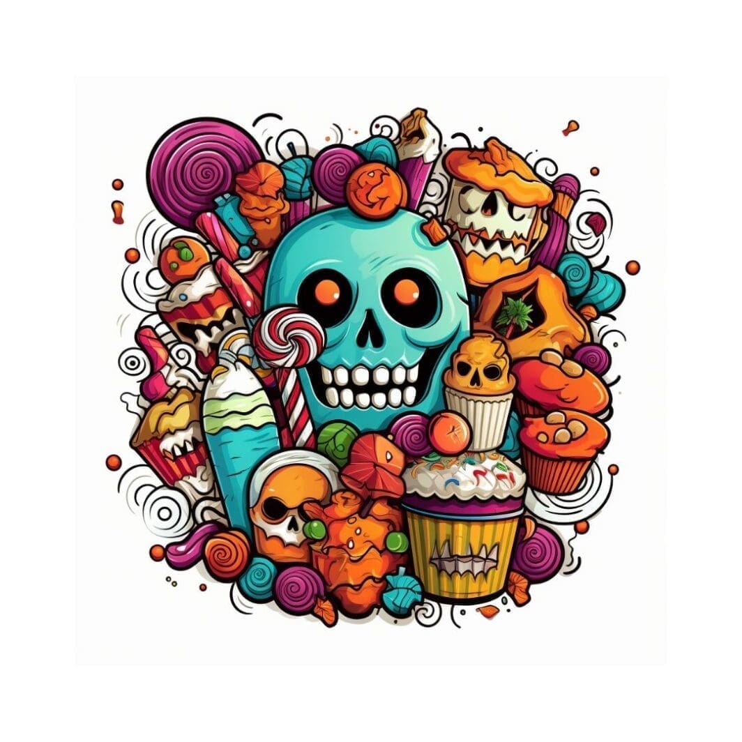 Halloween Gothic Stickers - Image 4
