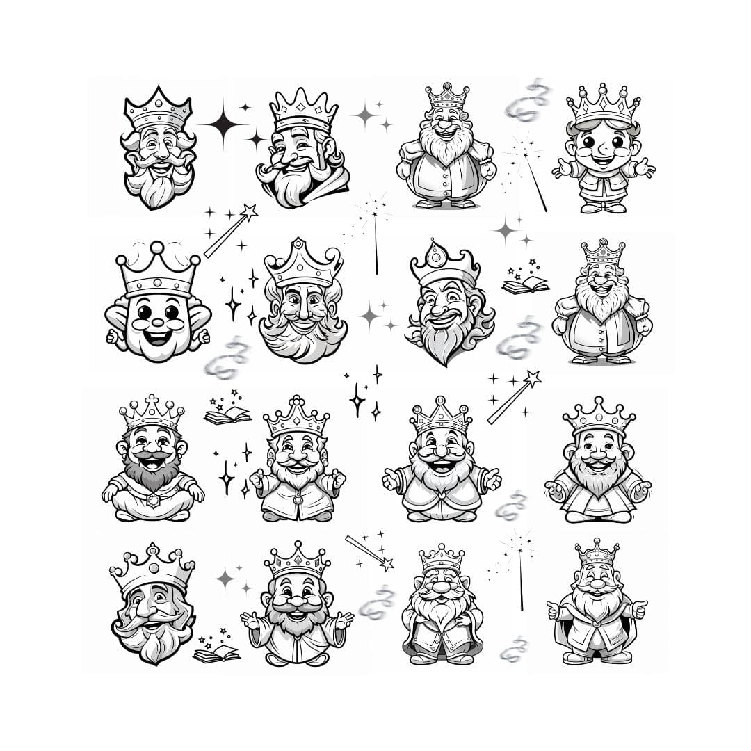 This image contains a kings and castles Printable coloring busy book that open to pages with designs for download and print for kids and adults. The busy book is available uniquely at SharekknaOnline.com. It can be downloaded instantly and printed at home or your local print house. Numerous engaging and educational activities wait for parents and kids. From traditional coloring sessions with crayons, colored pencils, or markers to sparking imagination through storytelling based on the busy book's images, there's ample room for creativity.