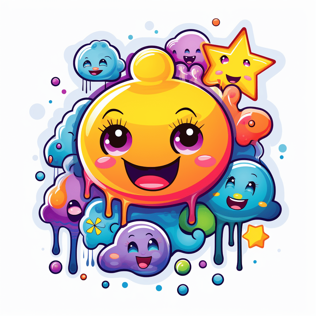 Vibrant Emojis Stickers - Image 4