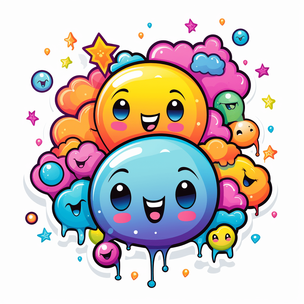 Vibrant Emojis Stickers - Image 5