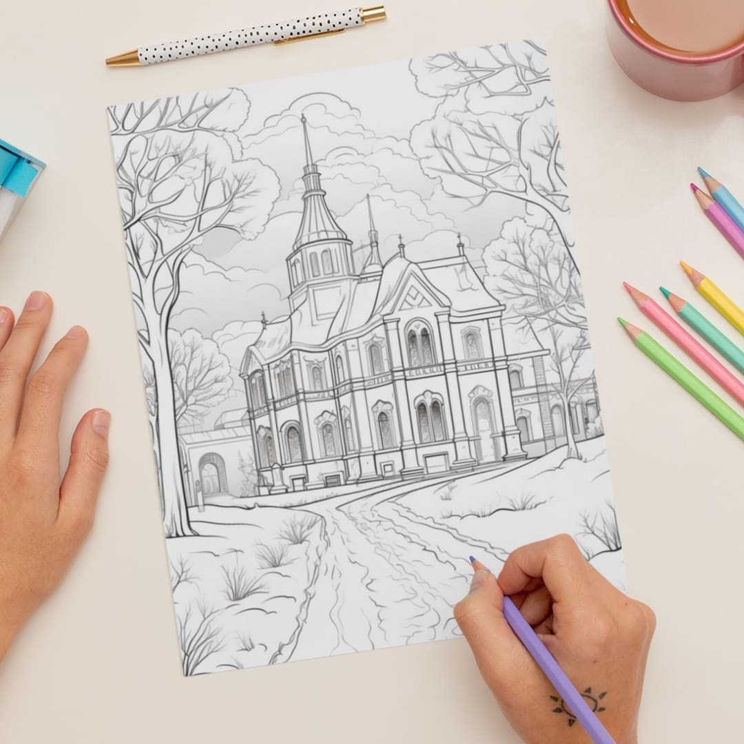 This image contains a Printable coloring busy book that open to pages with Easter designs, featuring playful rabbits and easter eggs, available for download and print for kids and adults. The busy book is available uniquely at SharekknaOnline.com. It can be downloaded instantly and printed at home or your local print house. Numerous engaging and educational activities wait for parents and kids. From traditional coloring sessions with crayons, colored pencils, or markers to sparking imagination through storytelling based on the busy book's images, there's ample room for creativity.