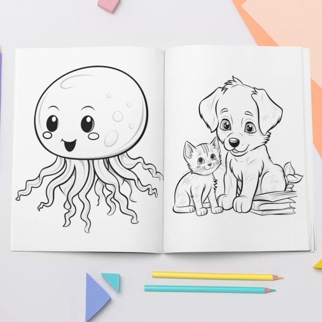 Adorable Baby Animals Coloring Pages - Image 3