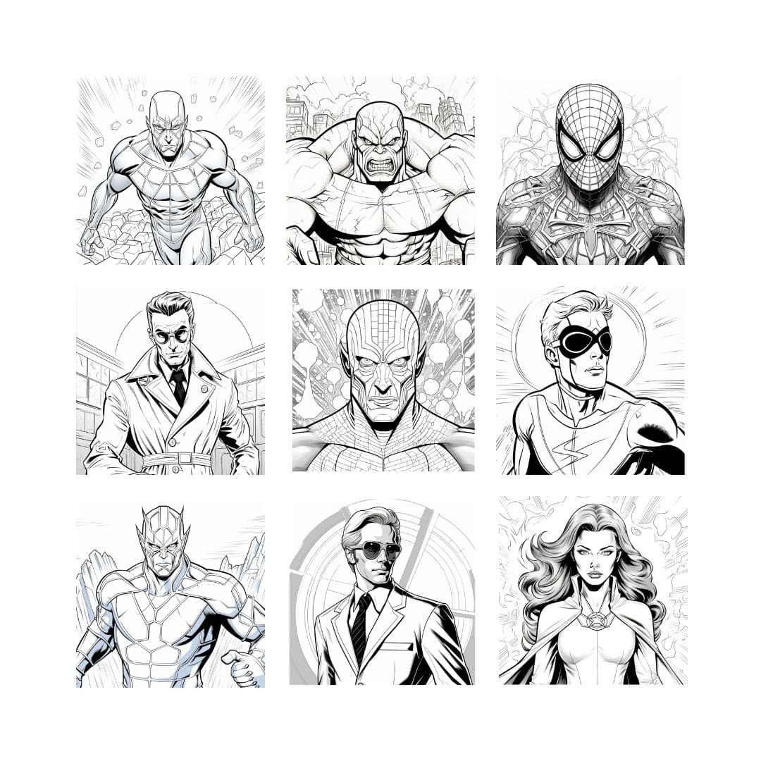 This image contains a Printable coloring busy book that open to pages with designs for download and print for kids and adults. The busy book is available uniquely at SharekknaOnline.com. It can be downloaded instantly and printed at home or your local print house. Numerous engaging and educational activities wait for parents and kids. From traditional coloring sessions with crayons, colored pencils, or markers to sparking imagination through storytelling based on the busy book's images, there's ample room for creativity.