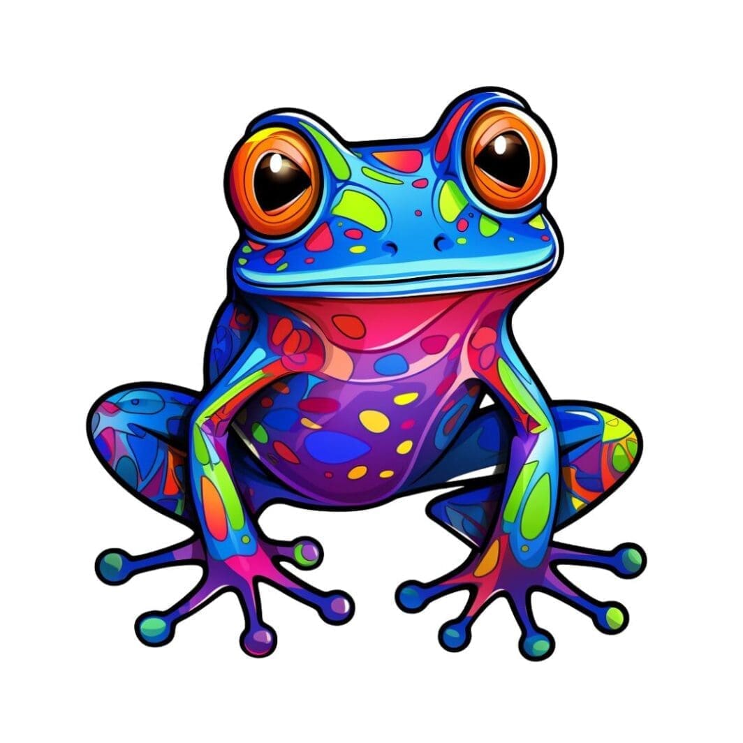 Green Frogs Stickers - Image 2