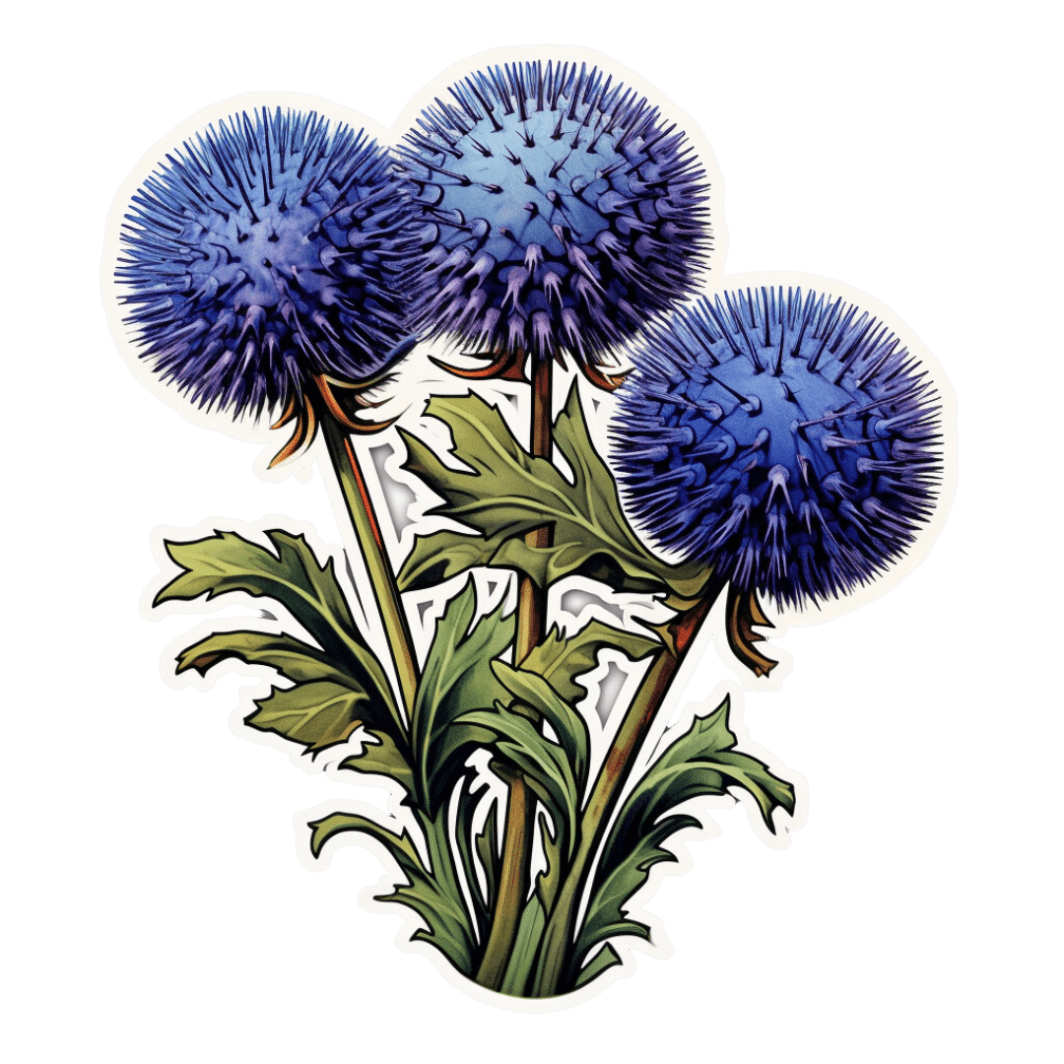 Purple Flowers Stickers - Image 8