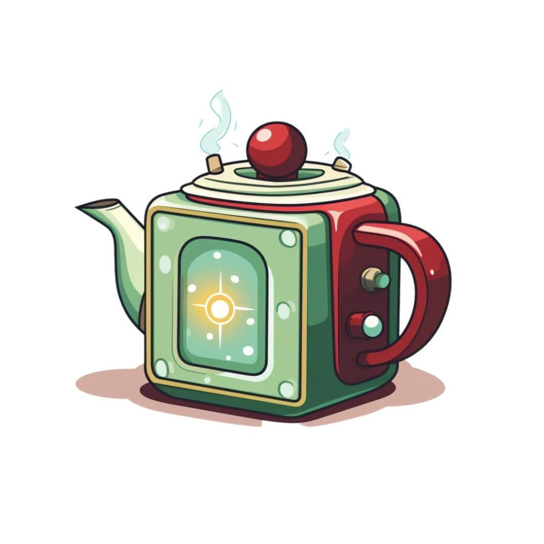 Fancy Christmas Teapots Stickers - Image 5