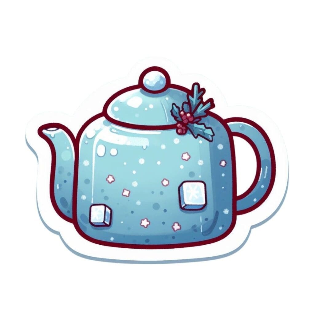 Christmas Teapots Stickers - Image 7