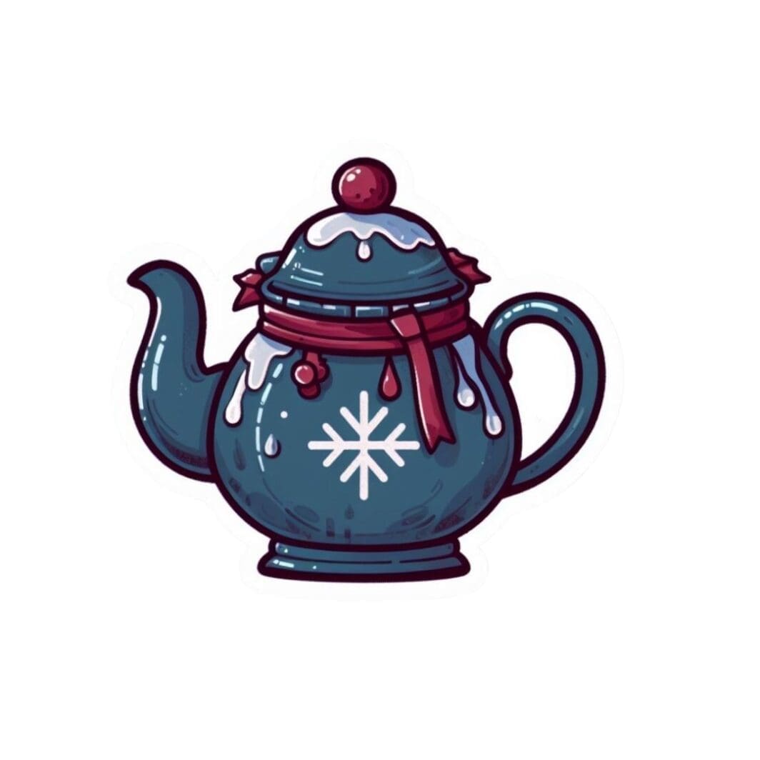 Christmas Teapots Stickers - Image 8