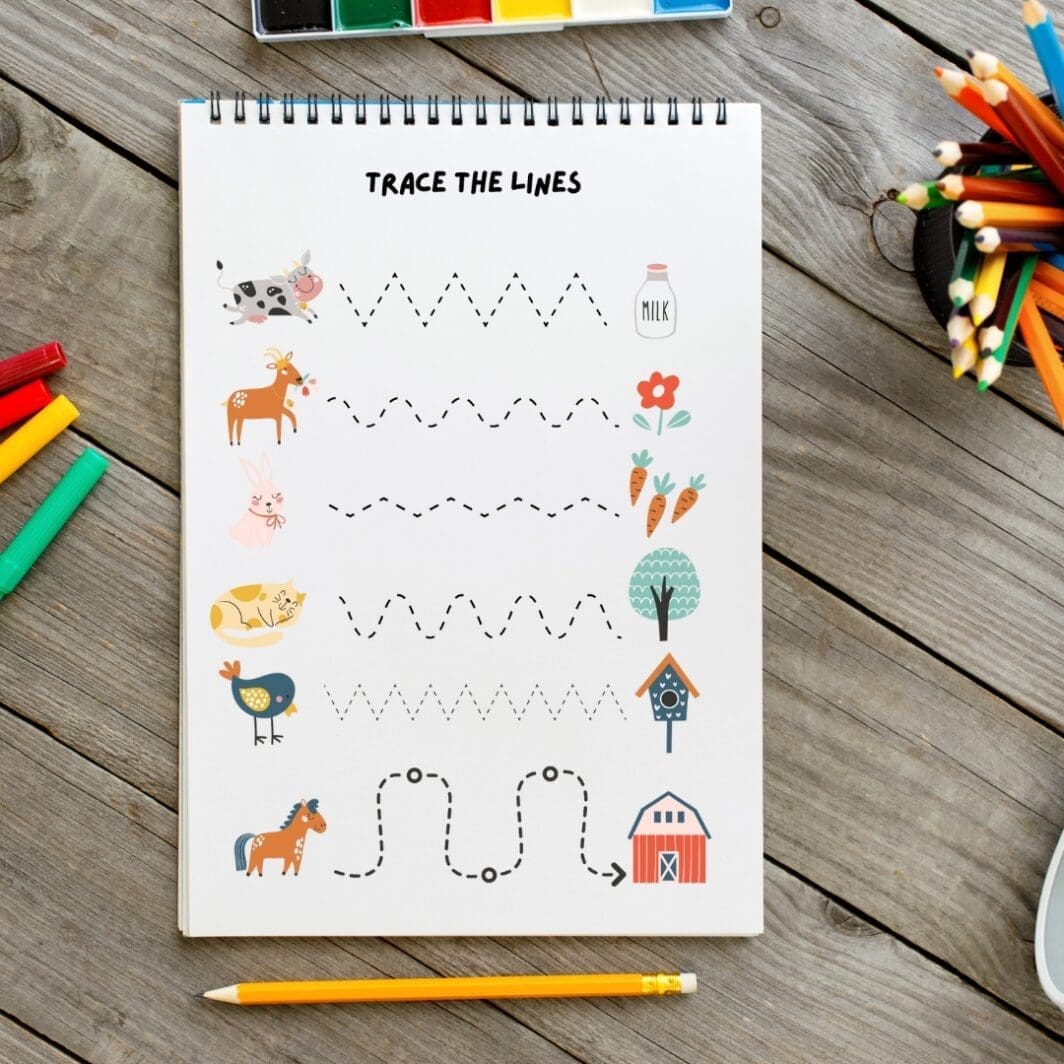 This is a promotional image displaying online printable educational resources available for download at Sharekknaonline.com. The image features colorful elements such as alphabets and numbers, suitable for coloring activities. Additionally, it showcases tracing exercises designed to aid in learning. Visit Sharekknaonline.com to access and download these educational materials. They are available uniquely at SharekknaOnline.com. They can be downloaded and printed at home or your local print house.