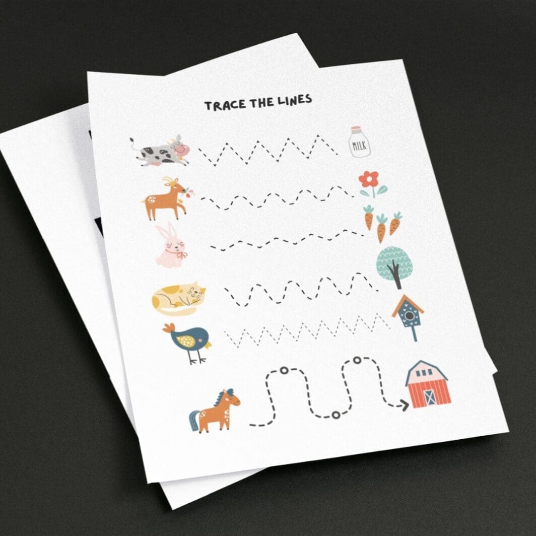 Cute Farm Activity Sheets - Image 7