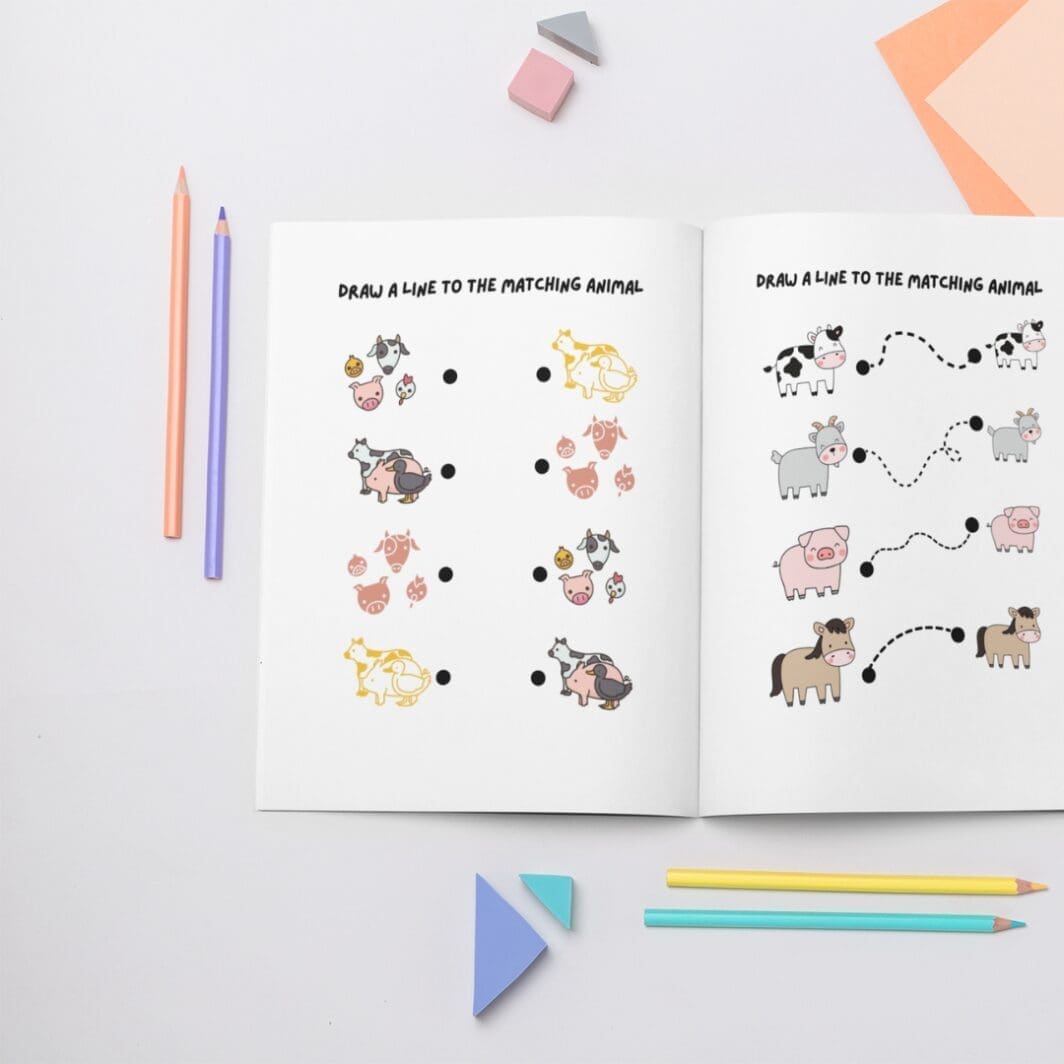 Matching Cute Farm Animals - Image 5