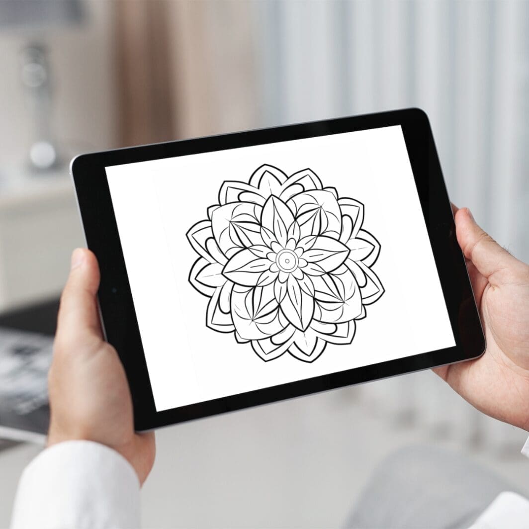 Spiral Serenity Mandala - Image 3