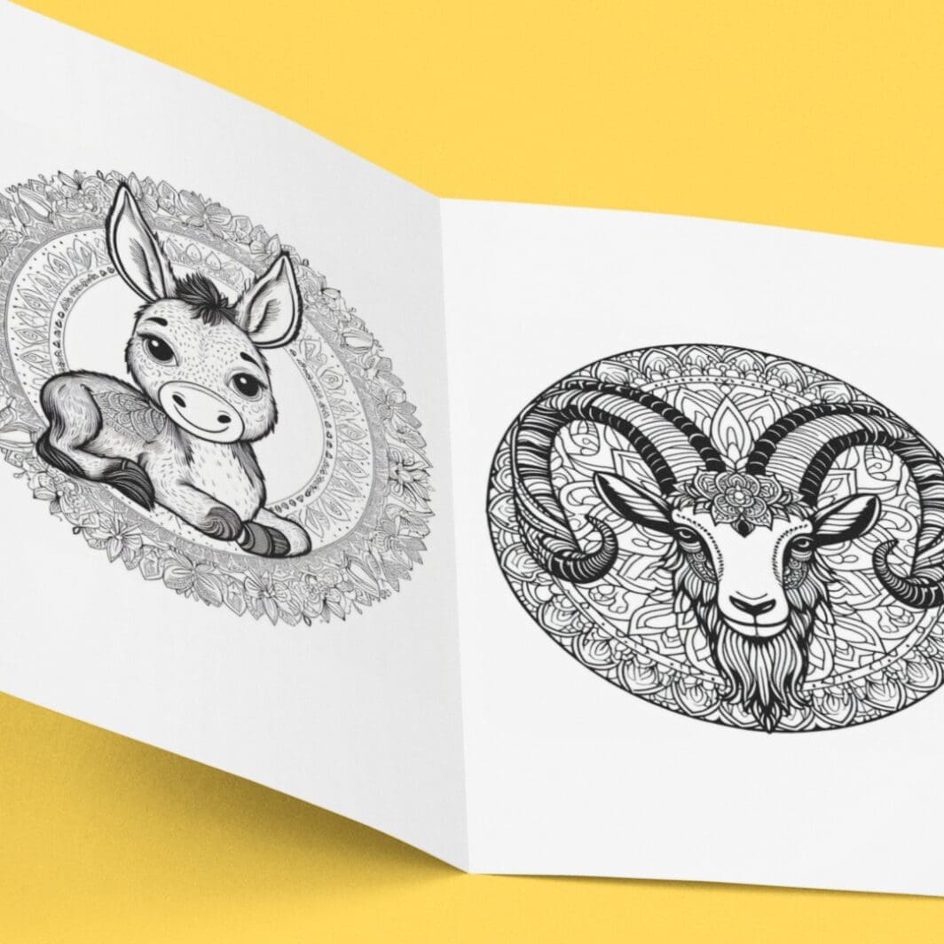 Barnyard Animals Mandala - Image 3