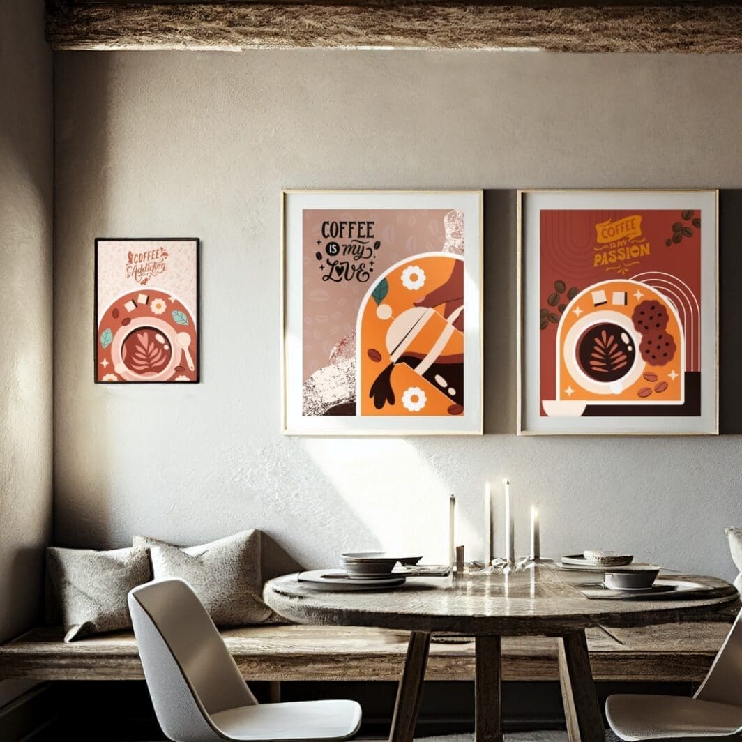 Coffee Mug Wall Art-Coffee is my Love - Image 4