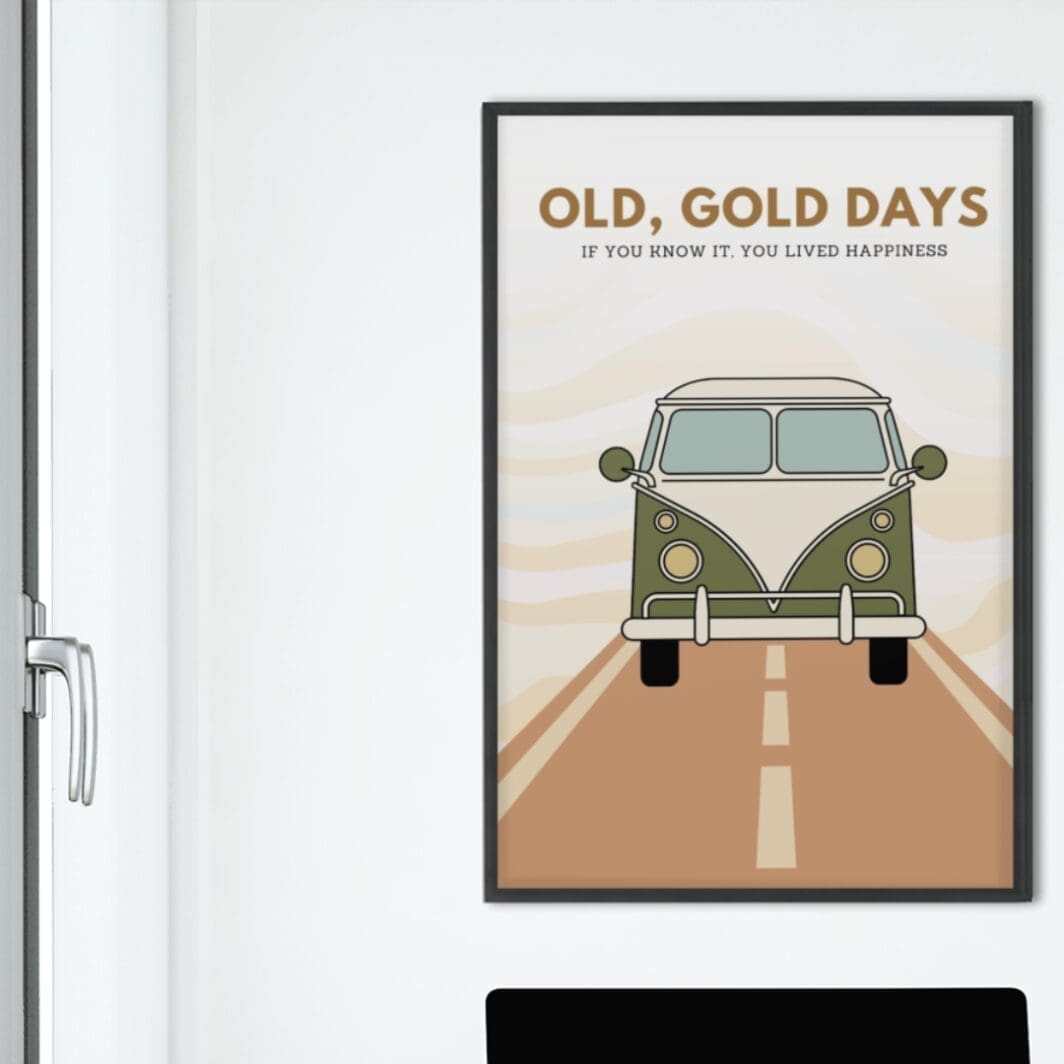 90's poster VW Vintage Van - Image 5