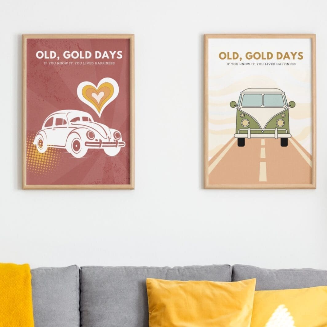 90's poster VW Vintage Van - Image 6