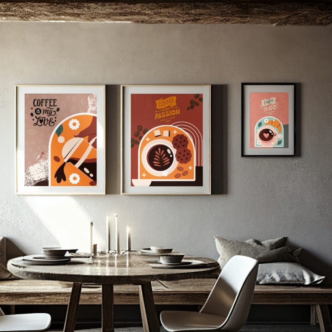 Coffee Mug Wall Art-Coffee is my Love - Image 5