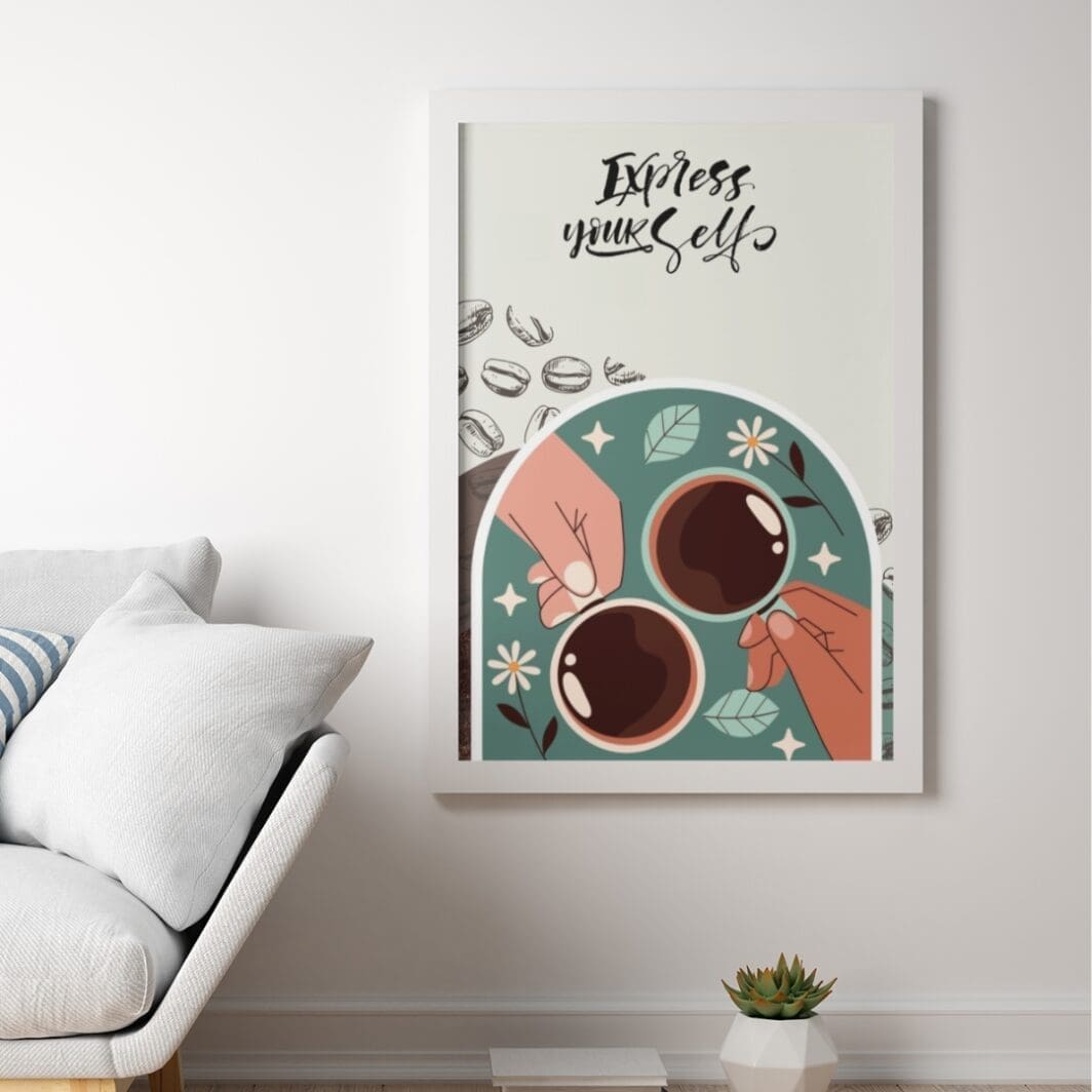 Coffee Mug Wall Art Express Yourself - Image 6