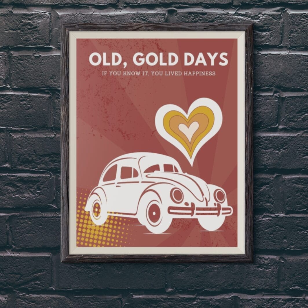 90's Poster Herbie Love Bug - Image 2