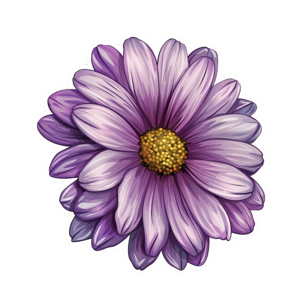 Lilac Flowers Stickers - Image 6