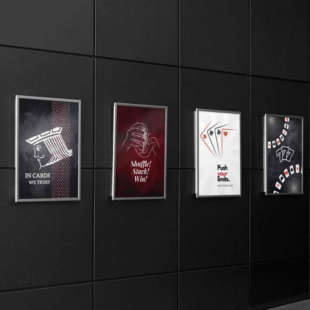 Playing Cards Wall Art-Shuffle Stack Win - Image 4