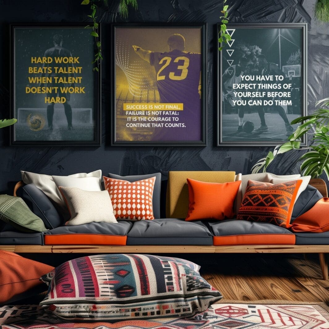 Game Changers Wall Art I Hard work beats talent - Image 7