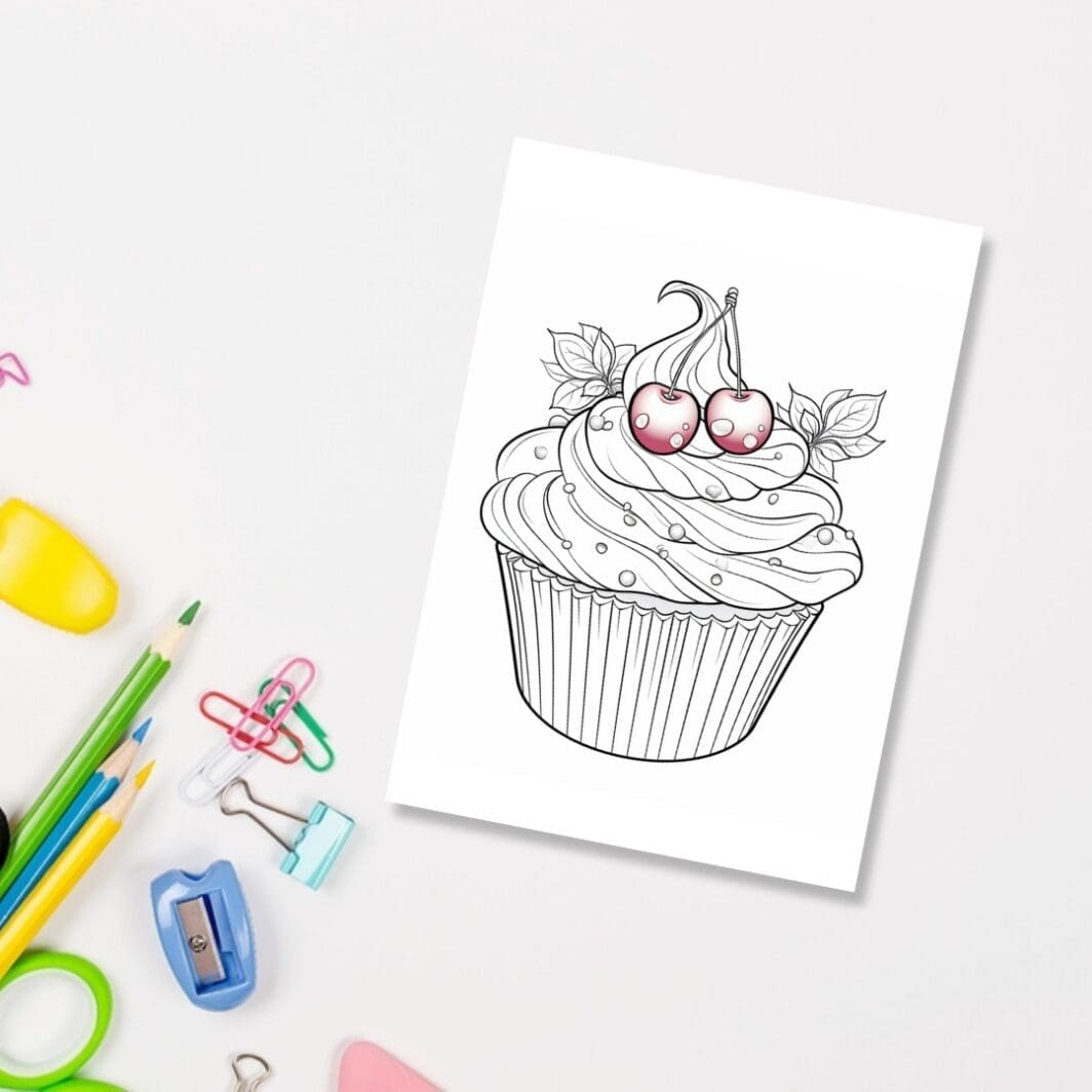 81+ Cake Paradise Coloring Pages - Image 3
