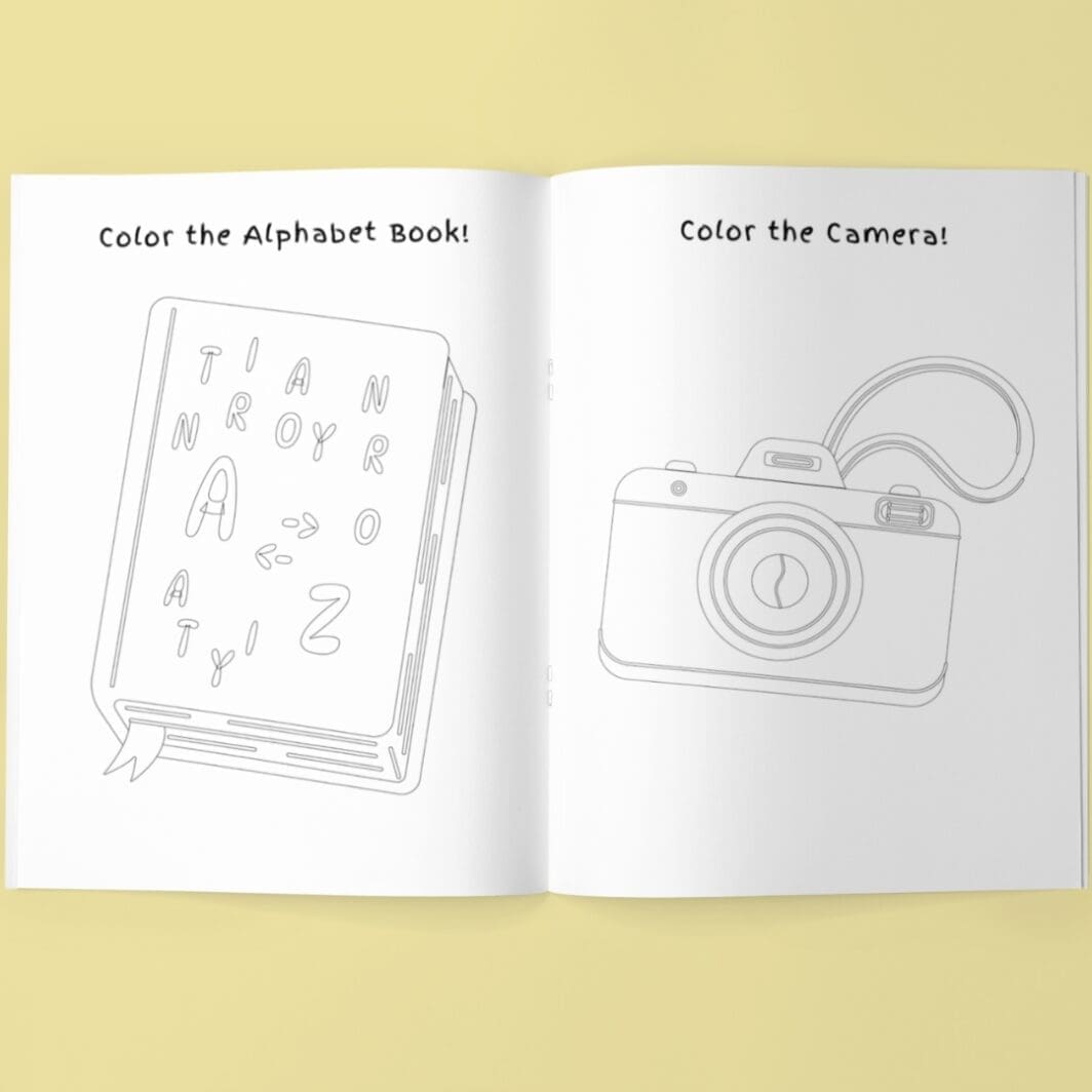 At the Pool Coloring Pages - Image 4