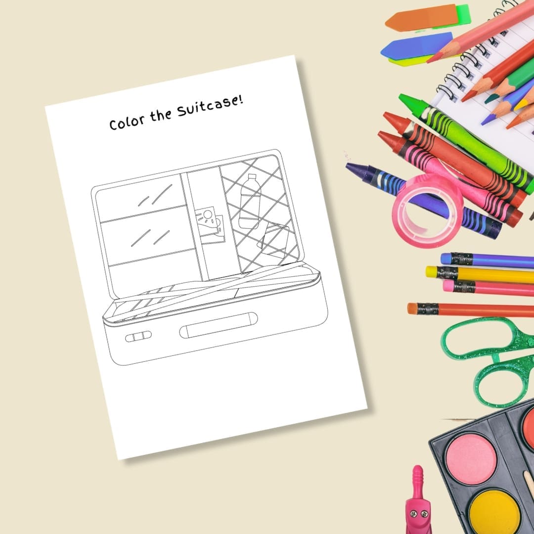 I am a Tourist Coloring Pages - Image 4