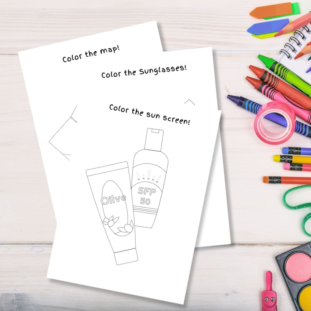 I am a Tourist Coloring Pages - Image 5