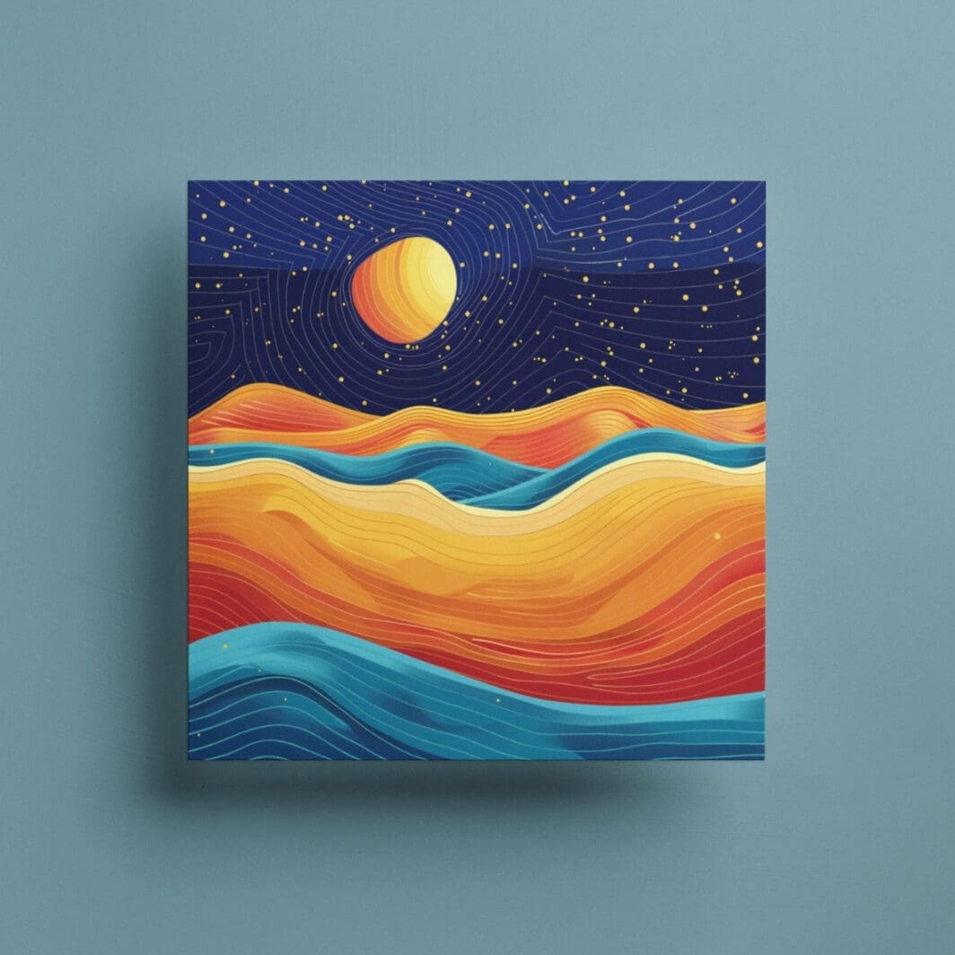 Twilight Whispers: The Starry Night Series by Van Gogh - Image 4