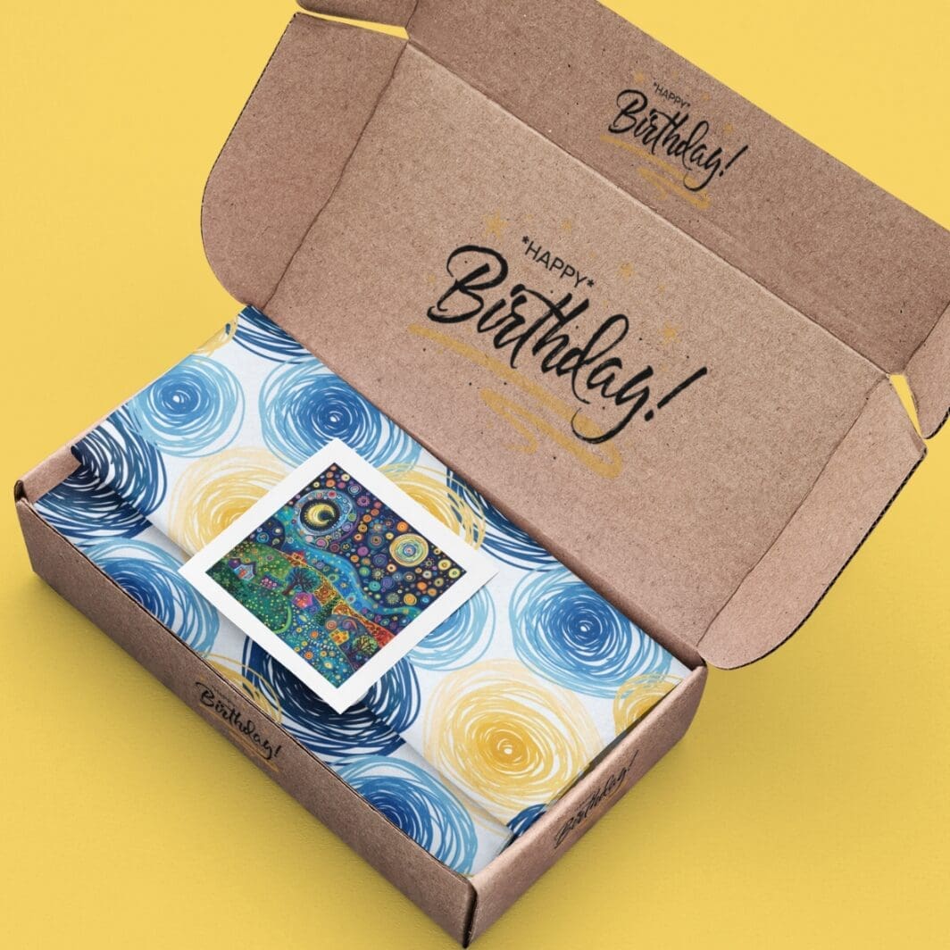 Starry Night Van Gogh Stickers - Image 5