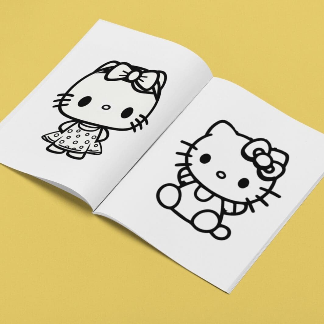 Hello Kitty Coloring Pages - Image 3