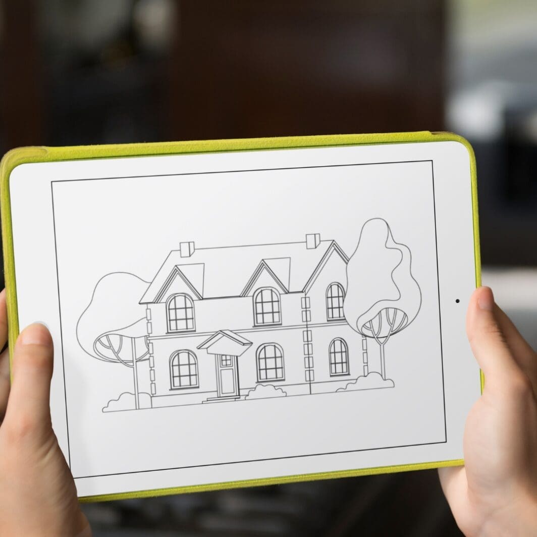 Our Cozy Neighborhood Coloring Pages - Image 3