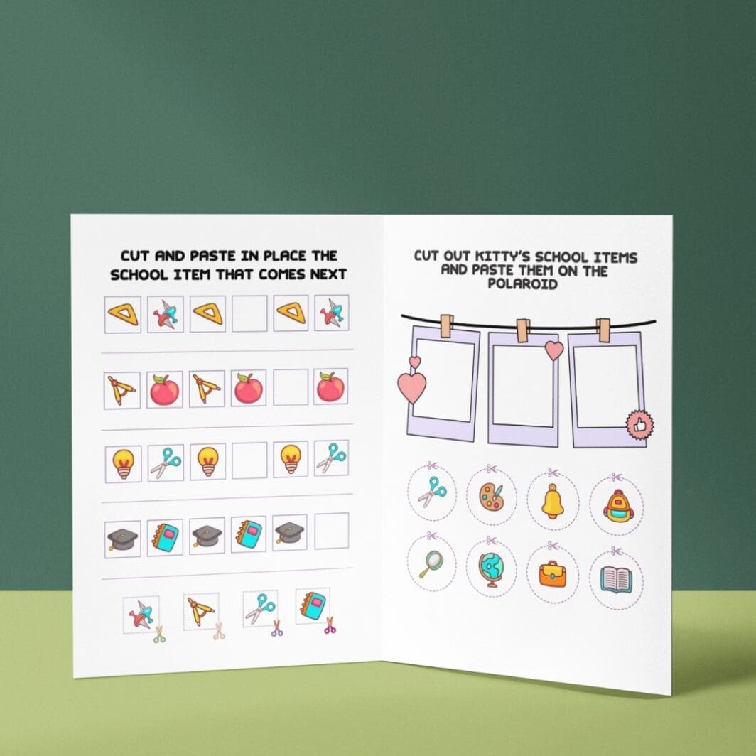 Kitty Back to School Activity Sheets - Image 6