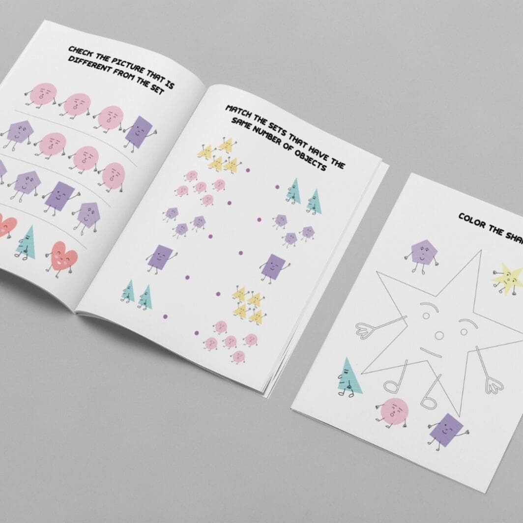 Shapes Preschool Activity Sheets - Image 2