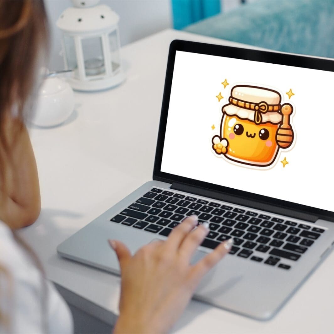 66 Cute Bee Stickers + FREE Printable Mat - Image 5