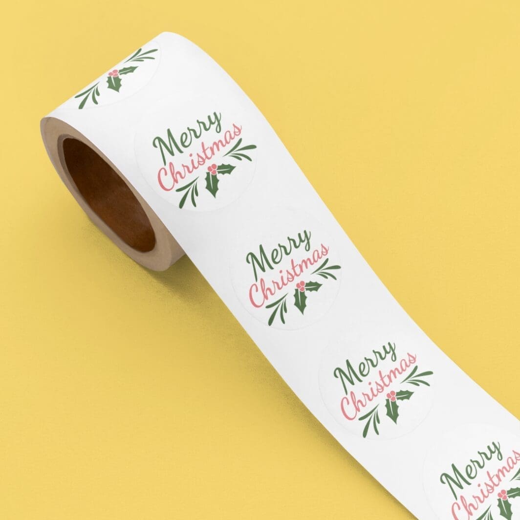 Pink Christmas Stickers - Image 9