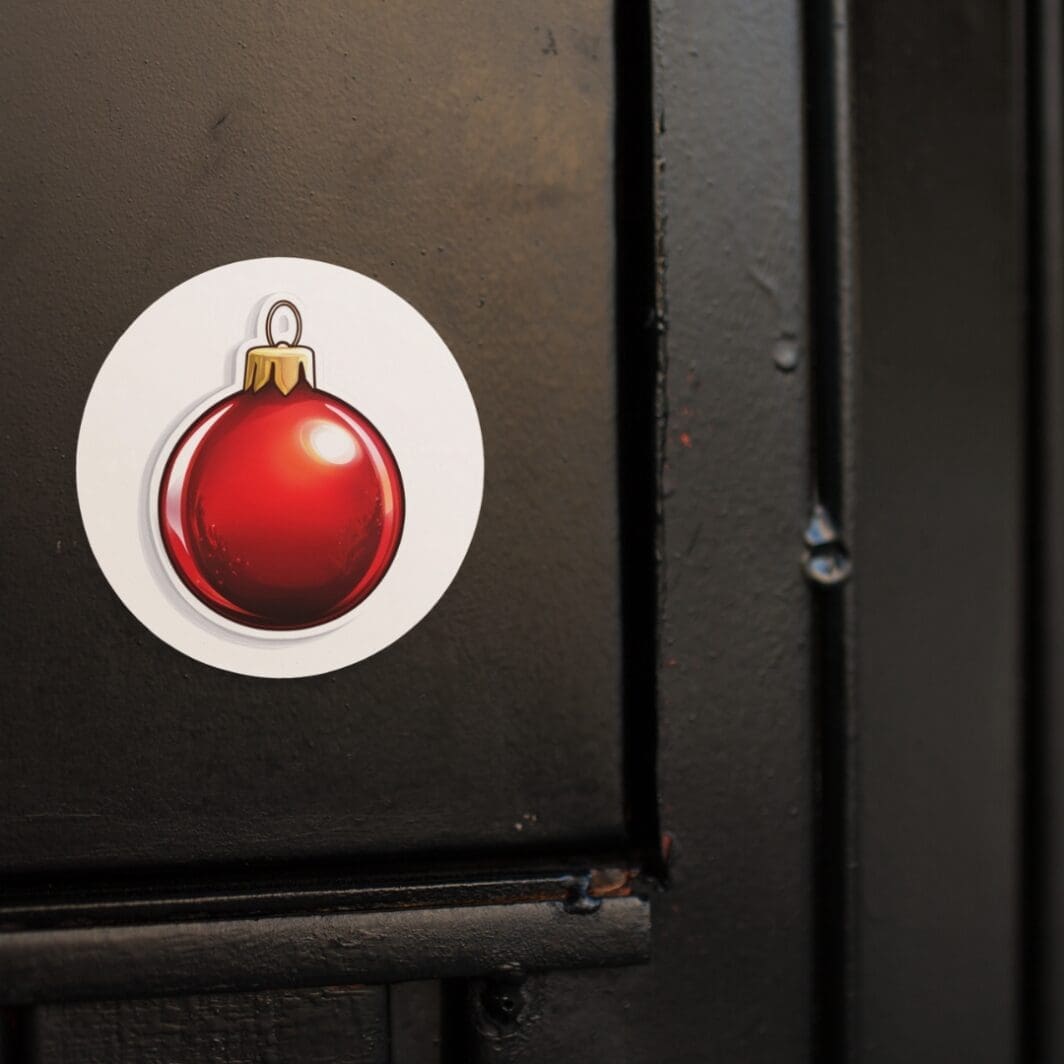 Christmas Balls Glossy Stickers - Image 4