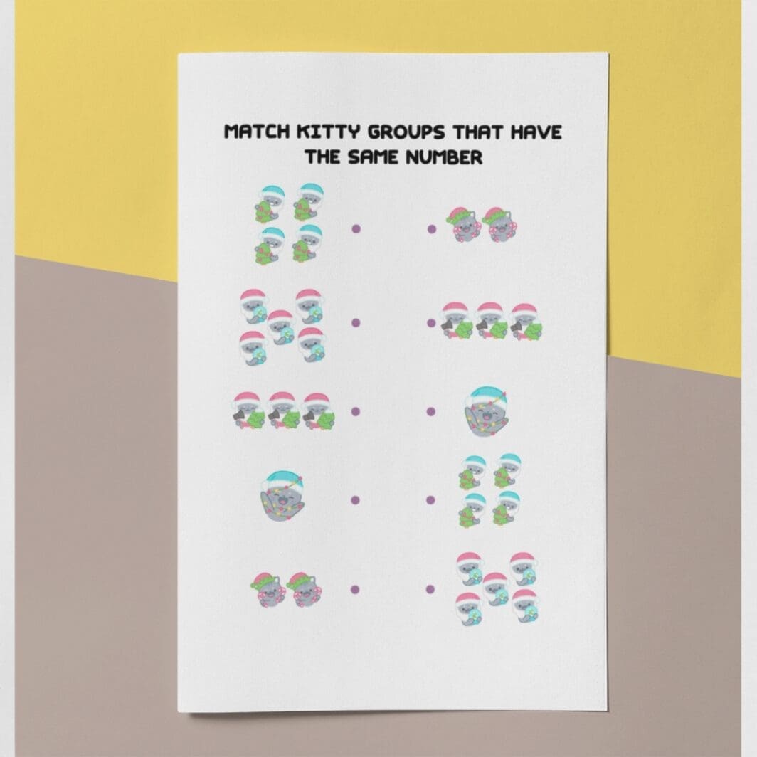 Kitty Christmas Time Activity Sheets - Image 6