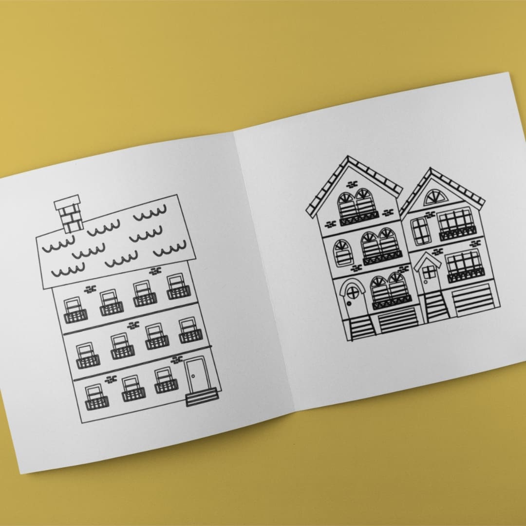 Houses Coloring Pages - Image 3