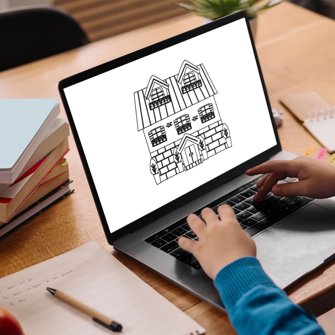 Houses Coloring Pages - Image 2