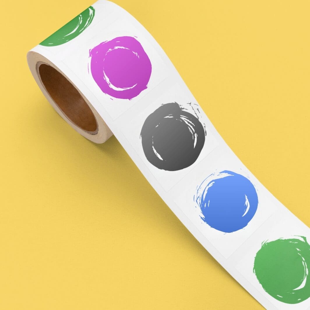 Smudges Circular Stickers - Image 2