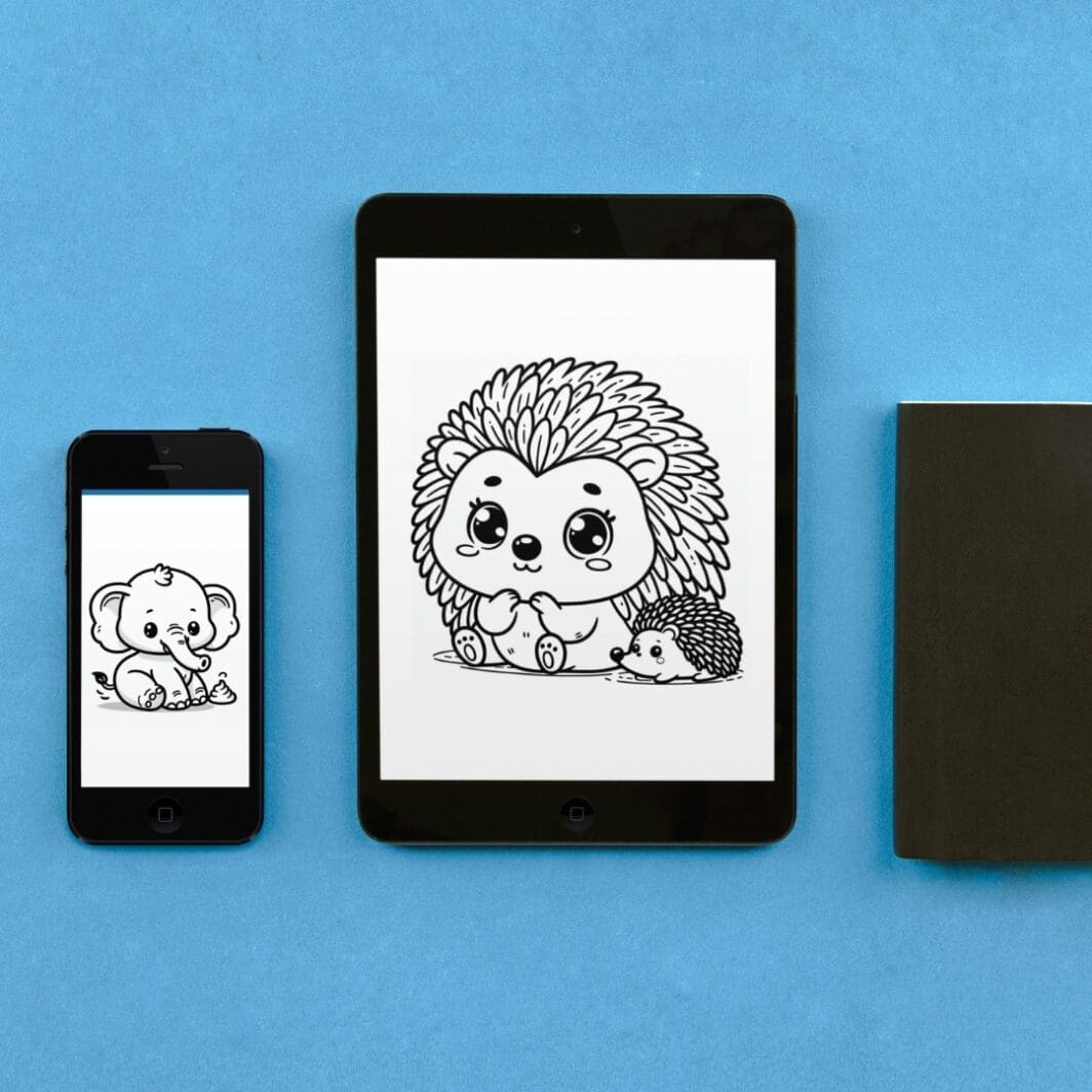 Baby Animal Coloring Pages - Image 2