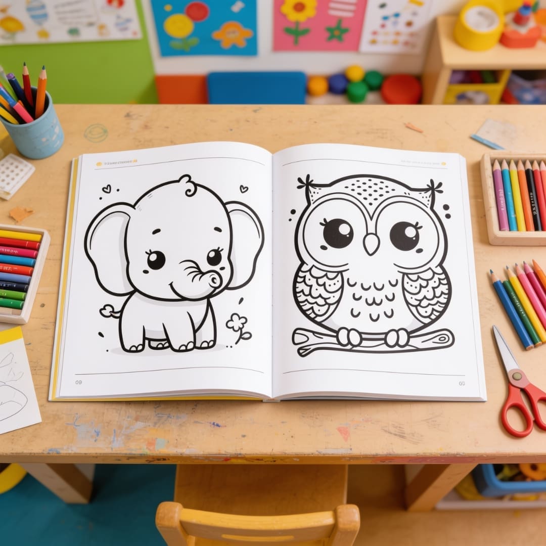 Baby Animal Coloring Pages - Image 3