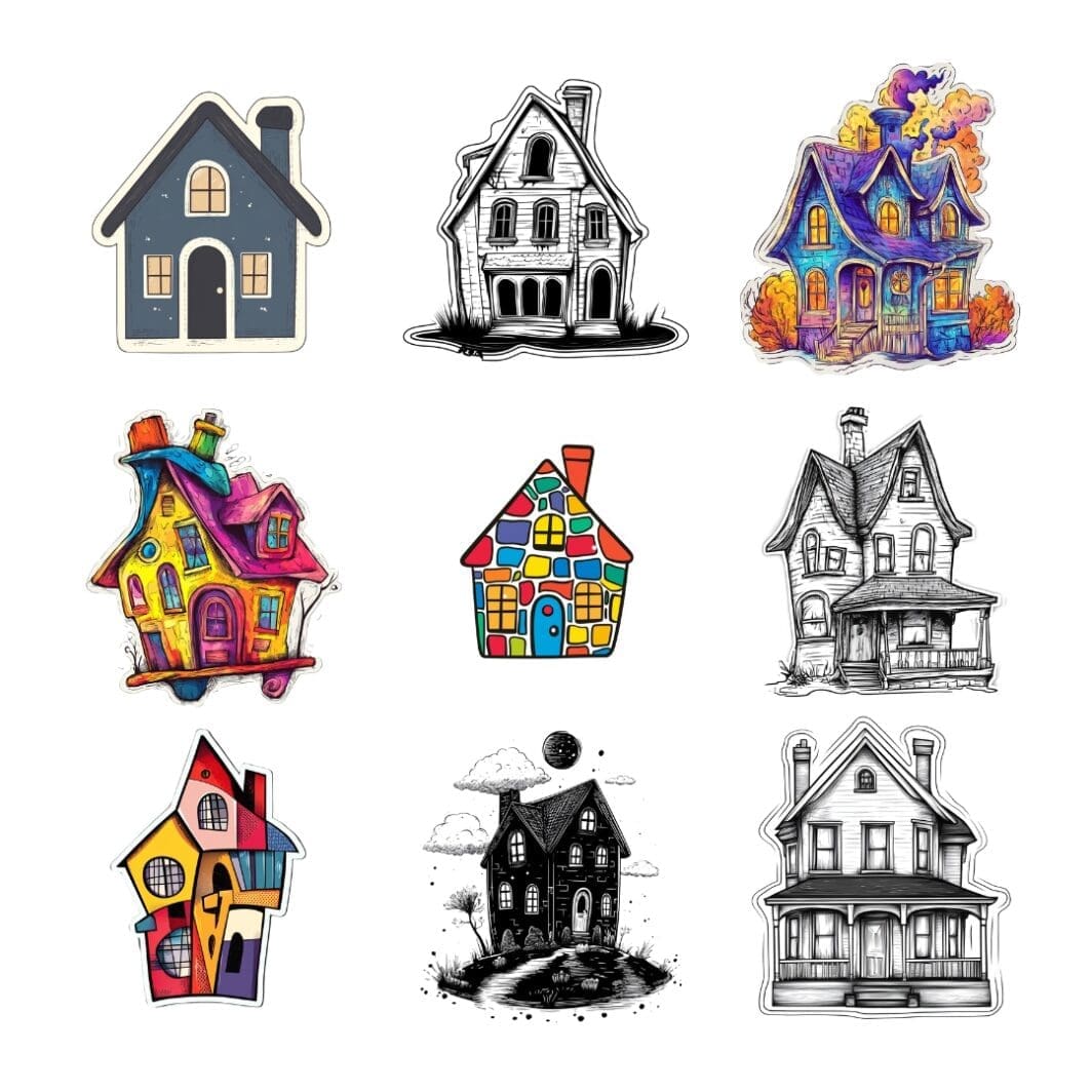 Emotions Houses Stickers - Image 6