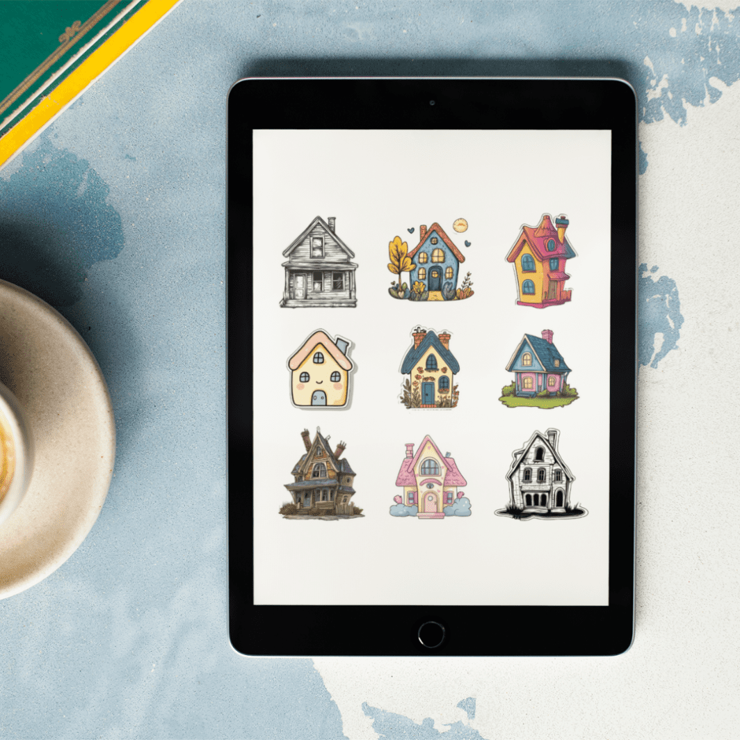 Emotions Houses Stickers - Image 3