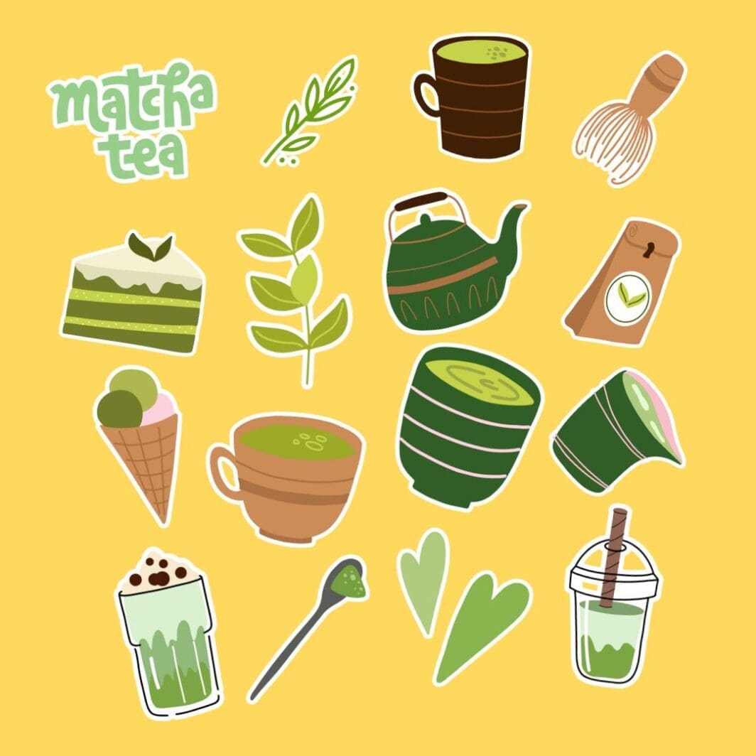 Green Matcha Stickers - Image 6