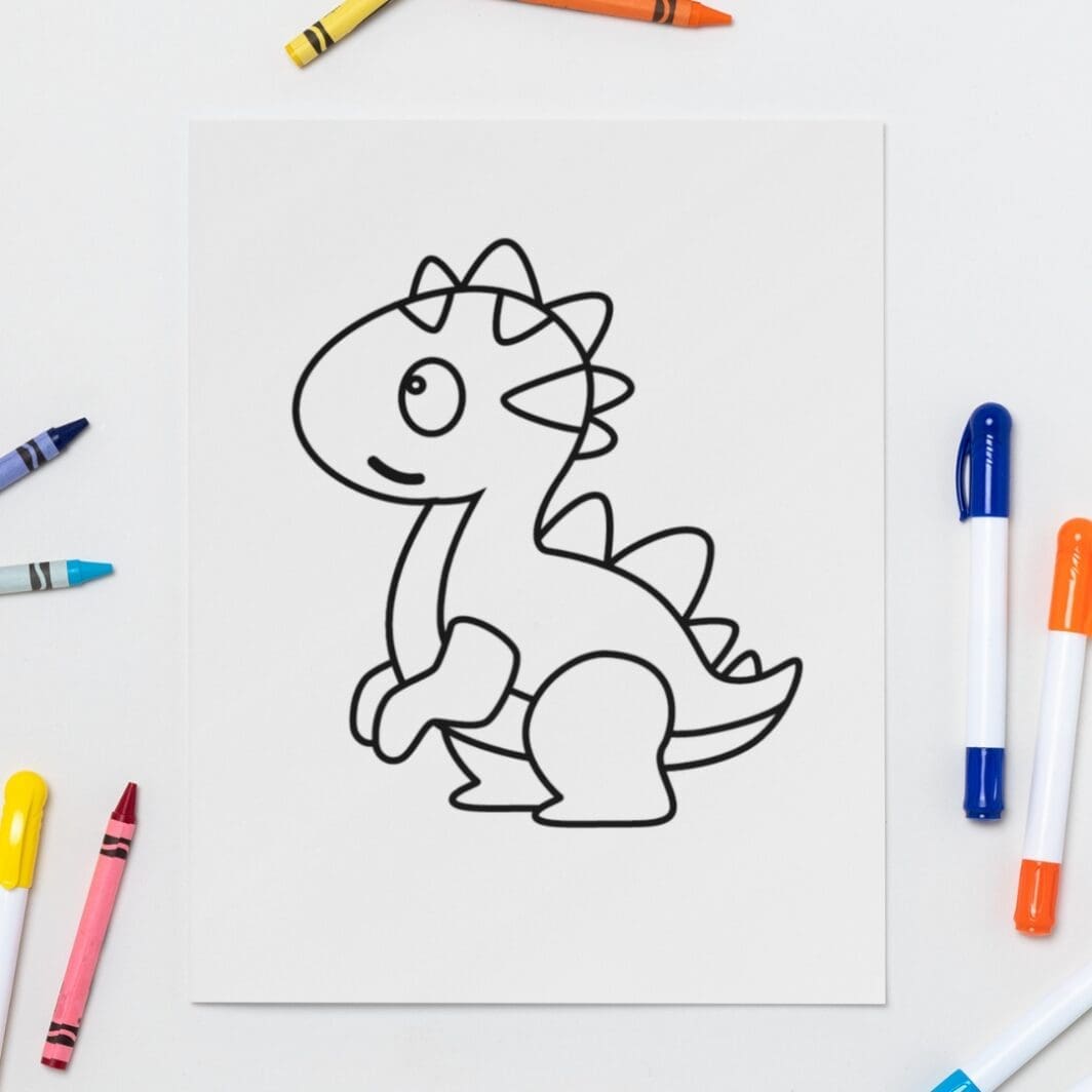Dinosaurs Coloring Book - Image 7